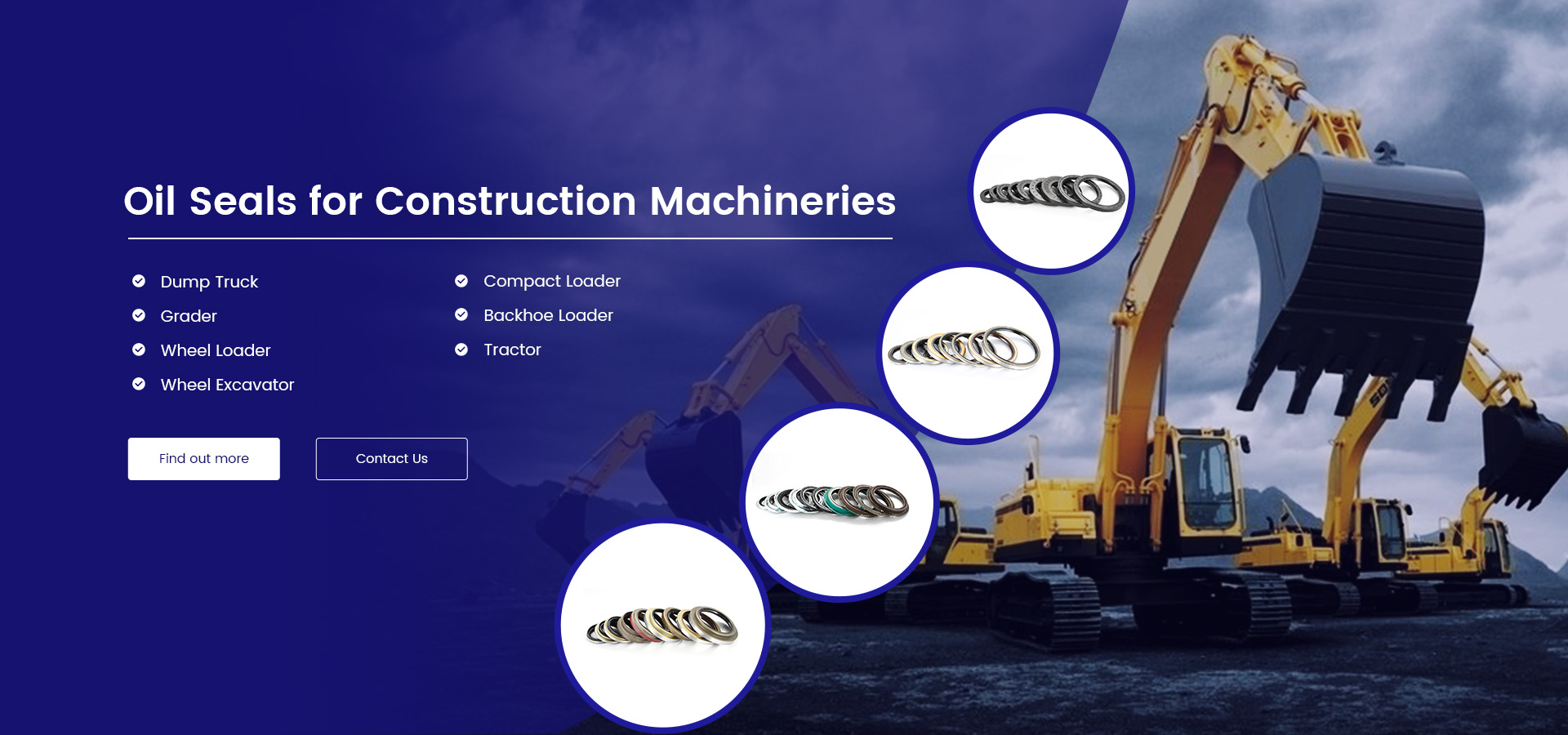 Oil Seals for Construction Machineries