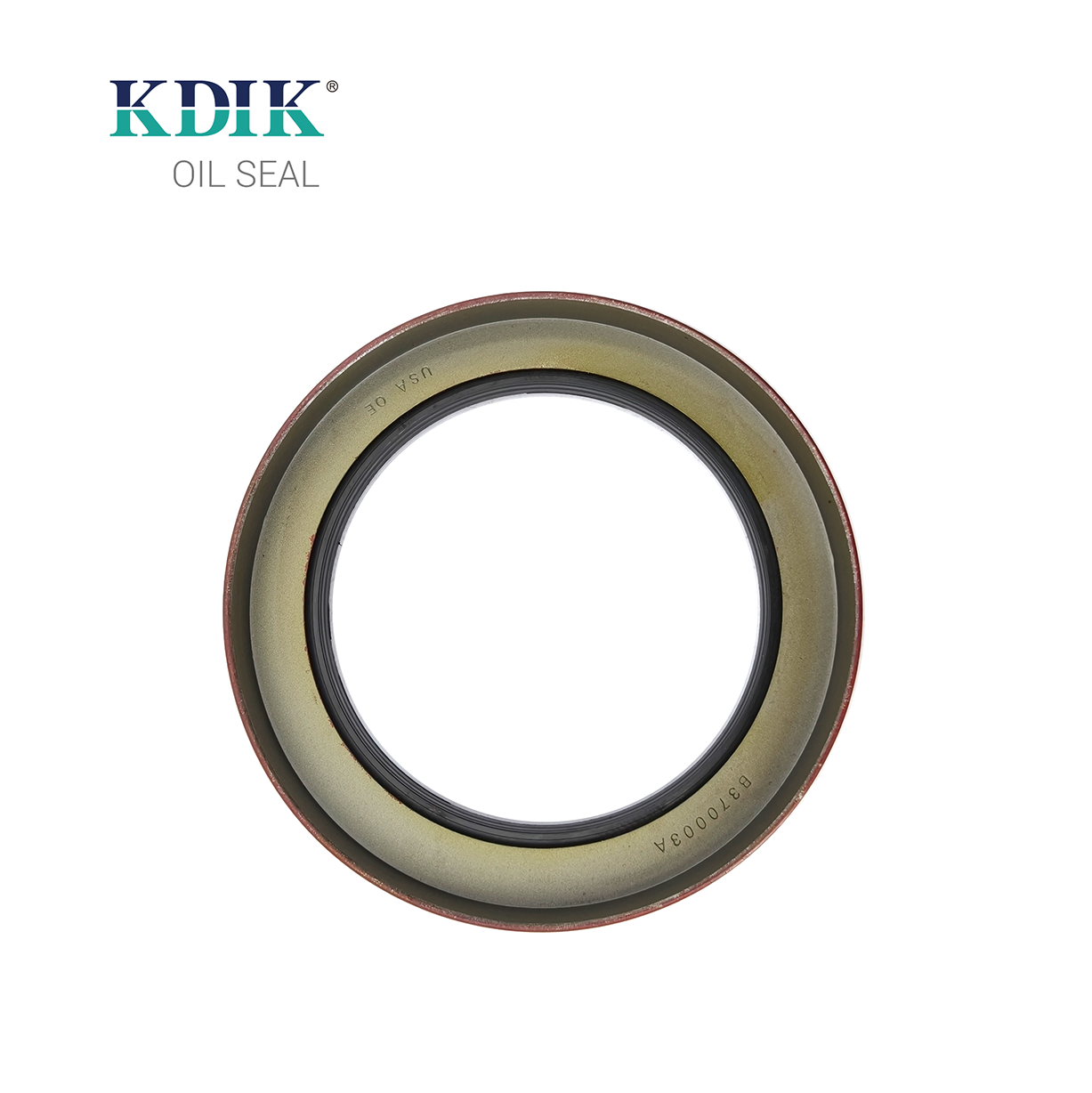 B370003A National Oil Bath Wheel Seal Red 37 Series 4.765"x6.325"x1.078"