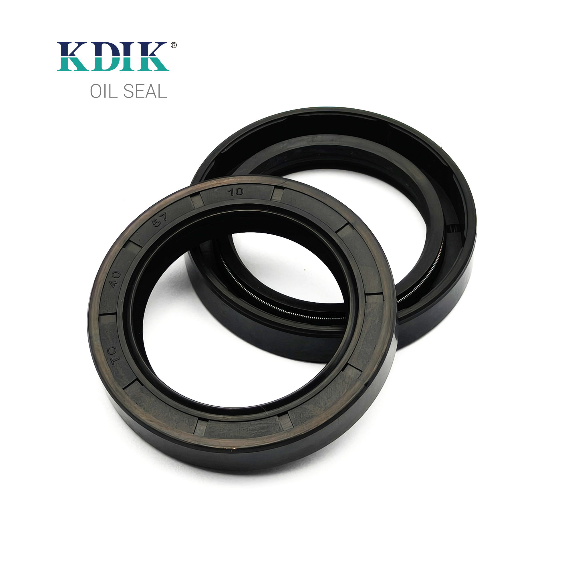 TC 40*57*10 NBR Rubber Rotary Shaft Oil Seal Covered Double Lip