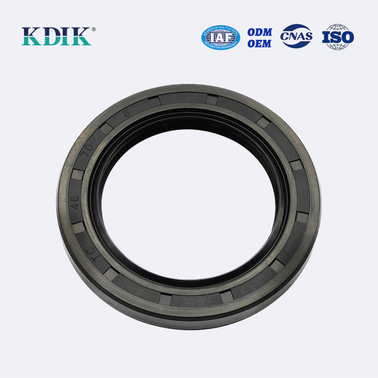 TC 48*70*8 NBR Rotary Shaft Oil Seal Covered Double Lip with Spring