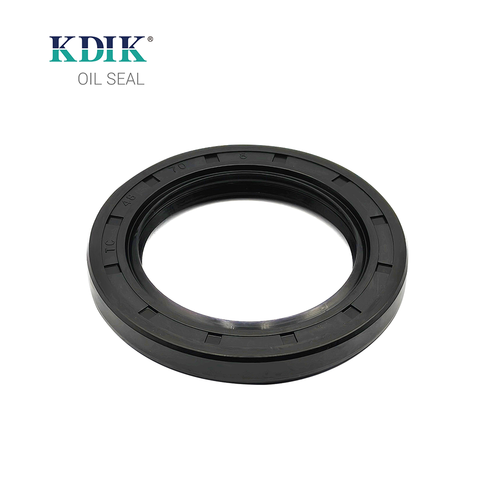 TC 48*70*8 NBR Rotary Shaft Oil Seal Covered Double Lip with Spring