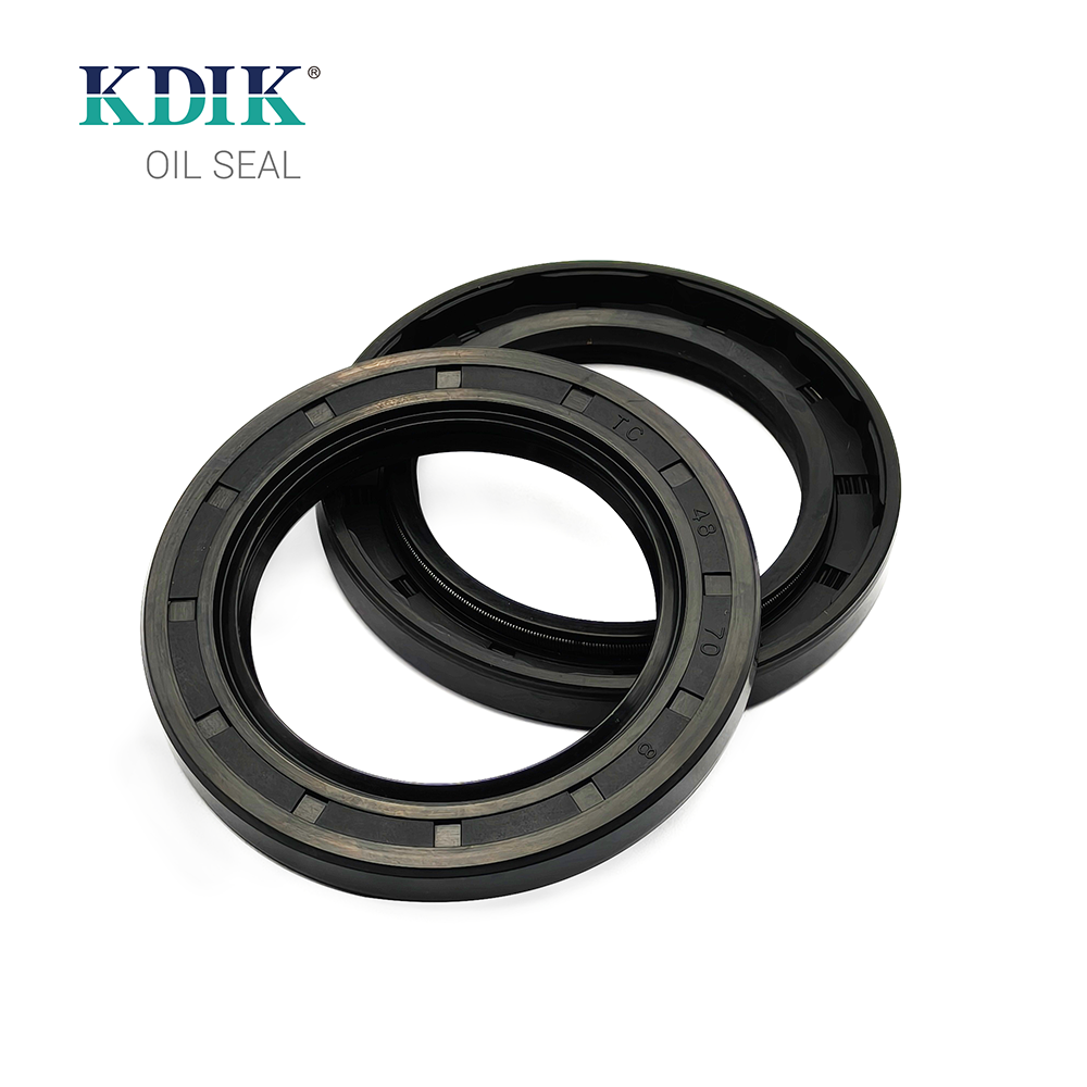TC 48*70*8 NBR Rotary Shaft Oil Seal Covered Double Lip with Spring