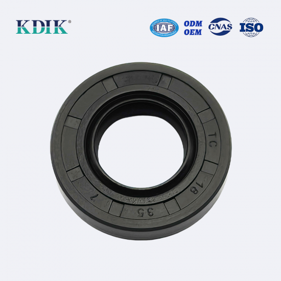 TC 18*35*7 NBR Rubber Shaft Oil Seal Covered Double Lip with Spring