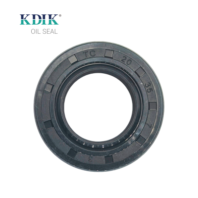TC 20*35*7 NBR Rotary Shaft Oil Seal Covered Double Lip with Spring