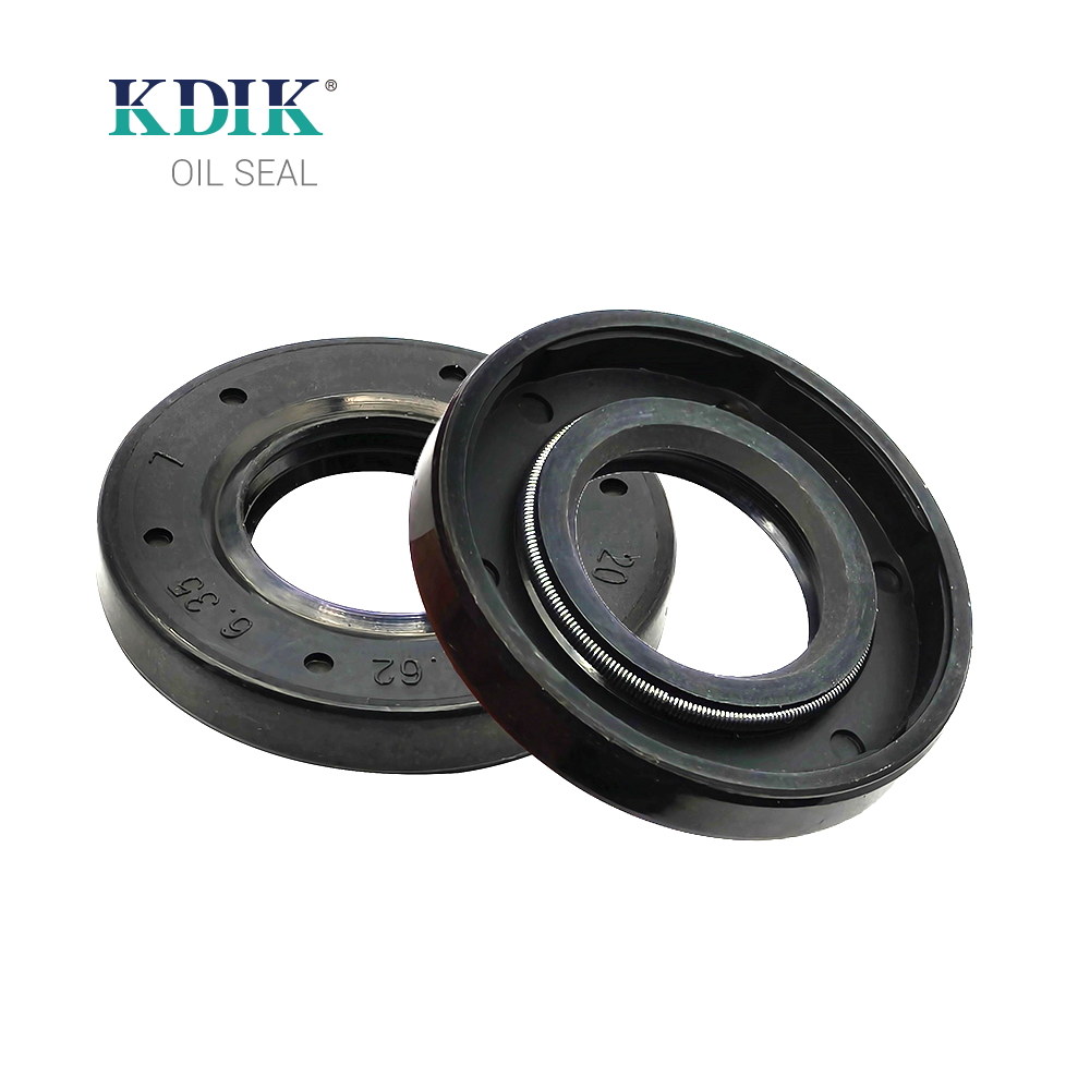 TC 20*39.62*6.35 NBR Rotary Shaft Oil Seal Covered Double Lip with Spring