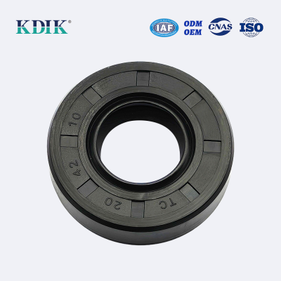 TC 20*42*10 NBR Rotary Shaft Oil Seal Covered Double Lip with Spring