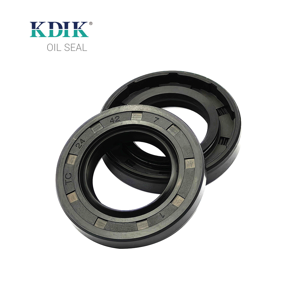 TC 24*42*7 NBR Rotary Shaft Oil Seal Covered Double Lip Good Supplier
