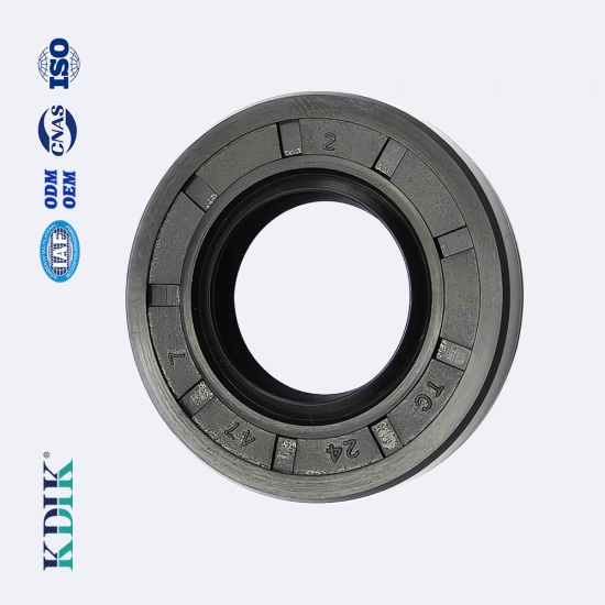 TC 24*47*7 NBR Rotary Shaft Oil Seal Covered Double Lip with Spring