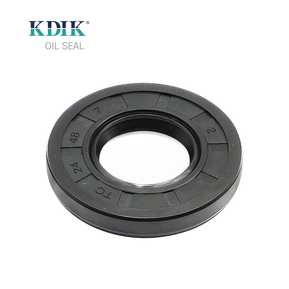 TC 24*48*7 NBR Rotary Shaft Oil Seal Covered Double Lip with Spring