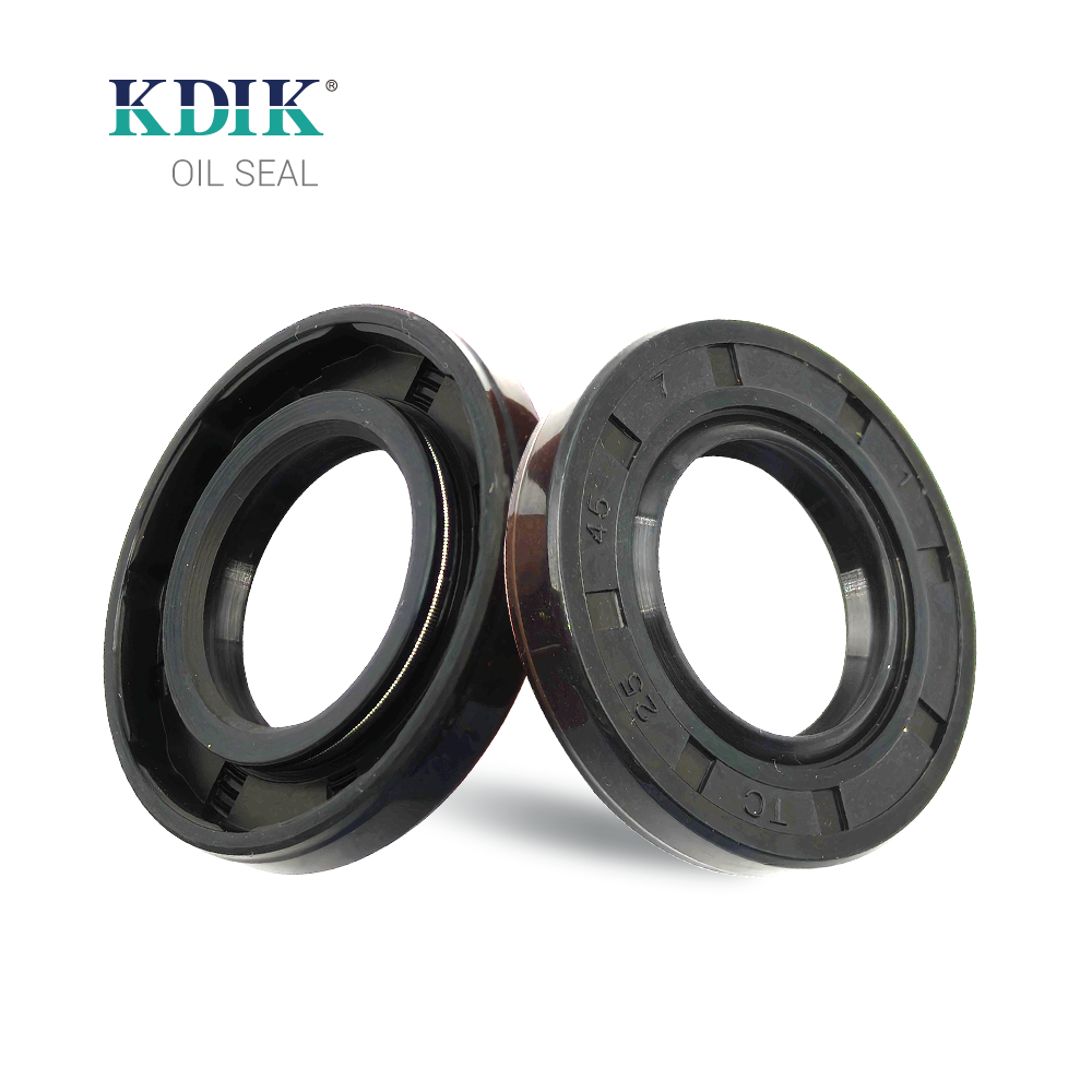 TC 25*45*7 Metric NBR Oil Seal Rotary Shaft Oil Seal Covered Double Lip