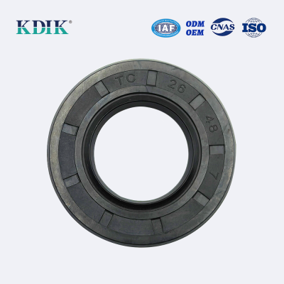 TC Type 26*48*7 Rotary Shaft Oil Seal Covered Double Lip with Spring