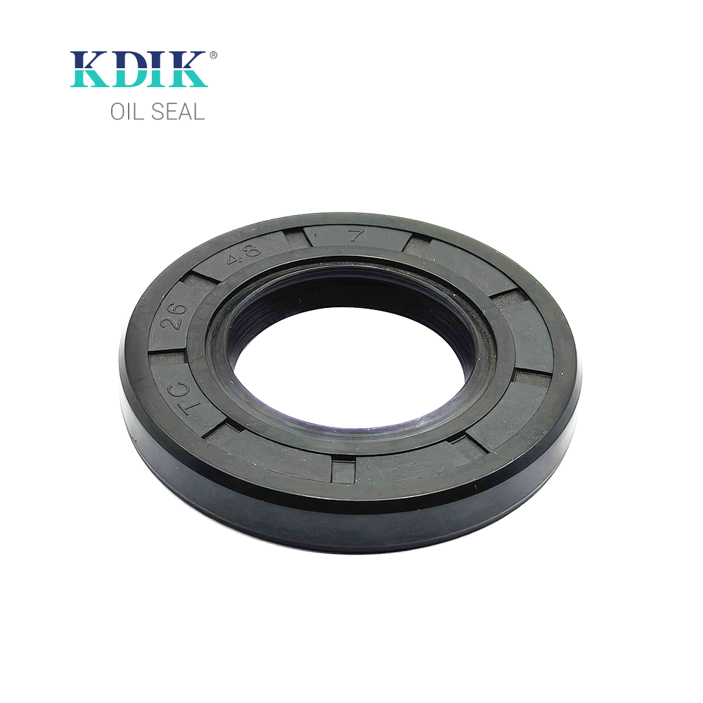 TC Type 26*48*7 Rotary Shaft Oil Seal Covered Double Lip with Spring
