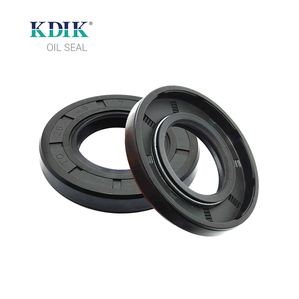 TC Type 26*48*7 Rotary Shaft Oil Seal Covered Double Lip with Spring