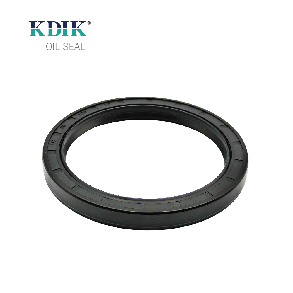 TC 80*100*10 NBR Rotary Shaft Oil Seal Covered Double Lip with Spring