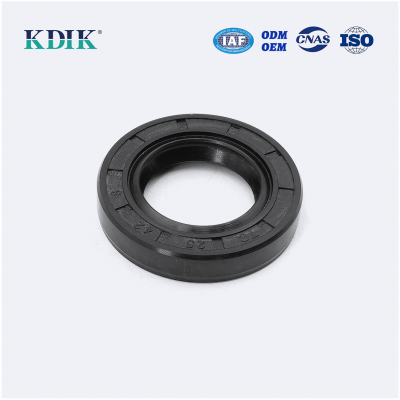 TC 25*42*8 Metric NBR Rotary Shaft Oil Seal Covered Double Lip with Spring