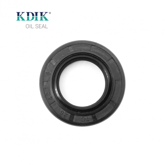 TC 25*42*8 Metric NBR Rotary Shaft Oil Seal Covered Double Lip with Spring