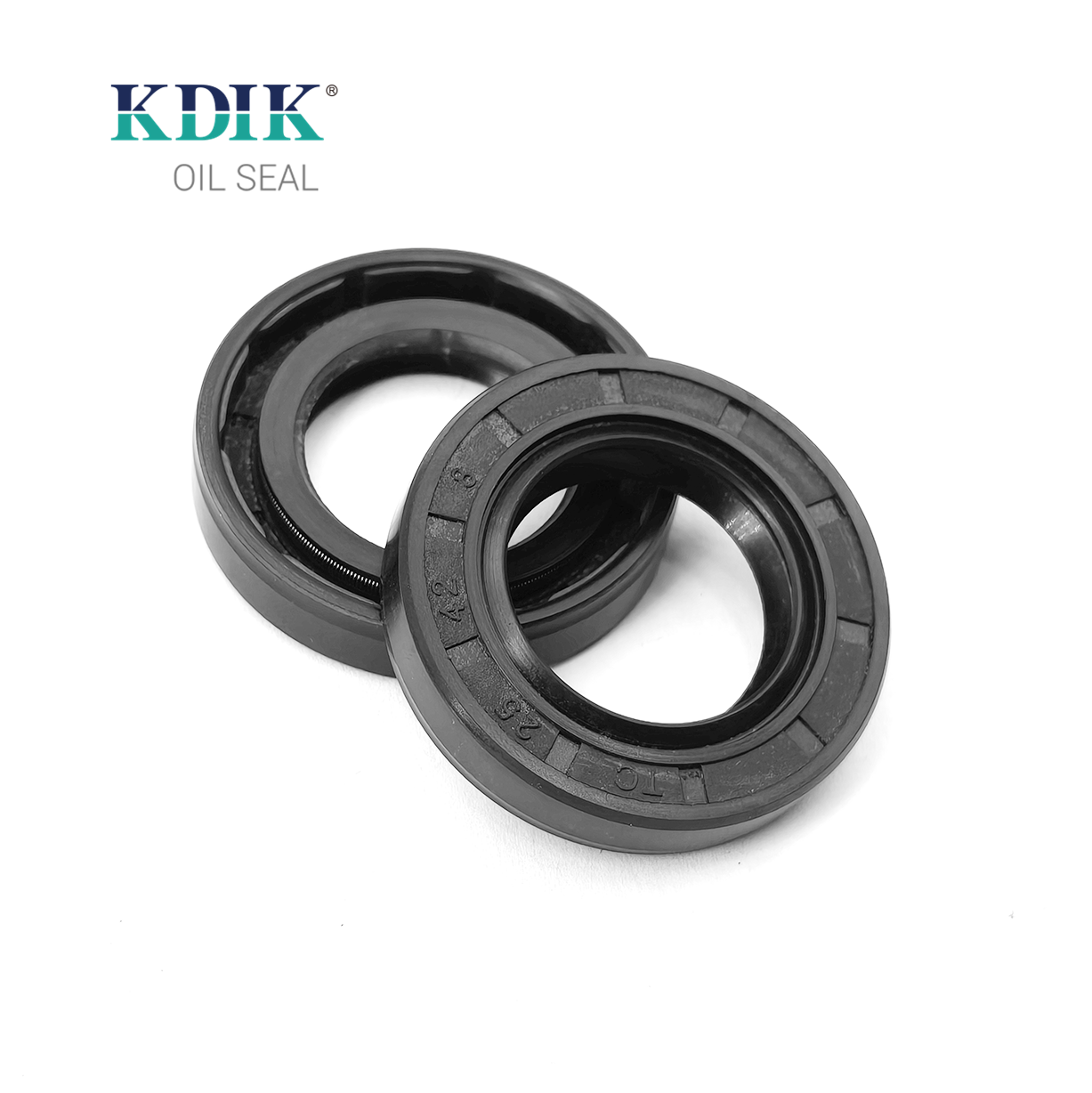 TC 25*42*8 Metric NBR Rotary Shaft Oil Seal Covered Double Lip with Spring