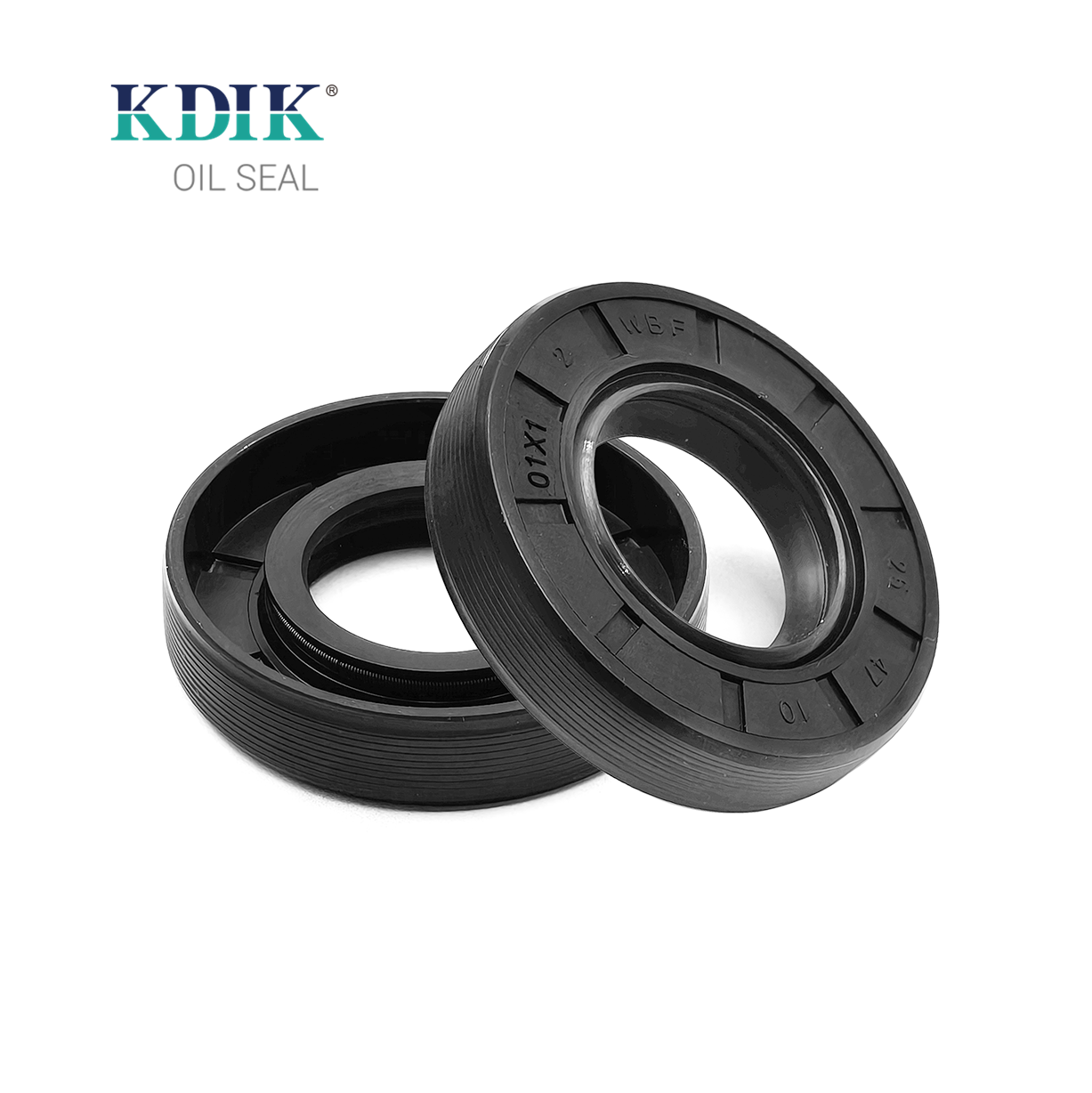 TC 25*47*10 Metric NBR Rotary Shaft Oil Seal Covered Double Lip with Spring