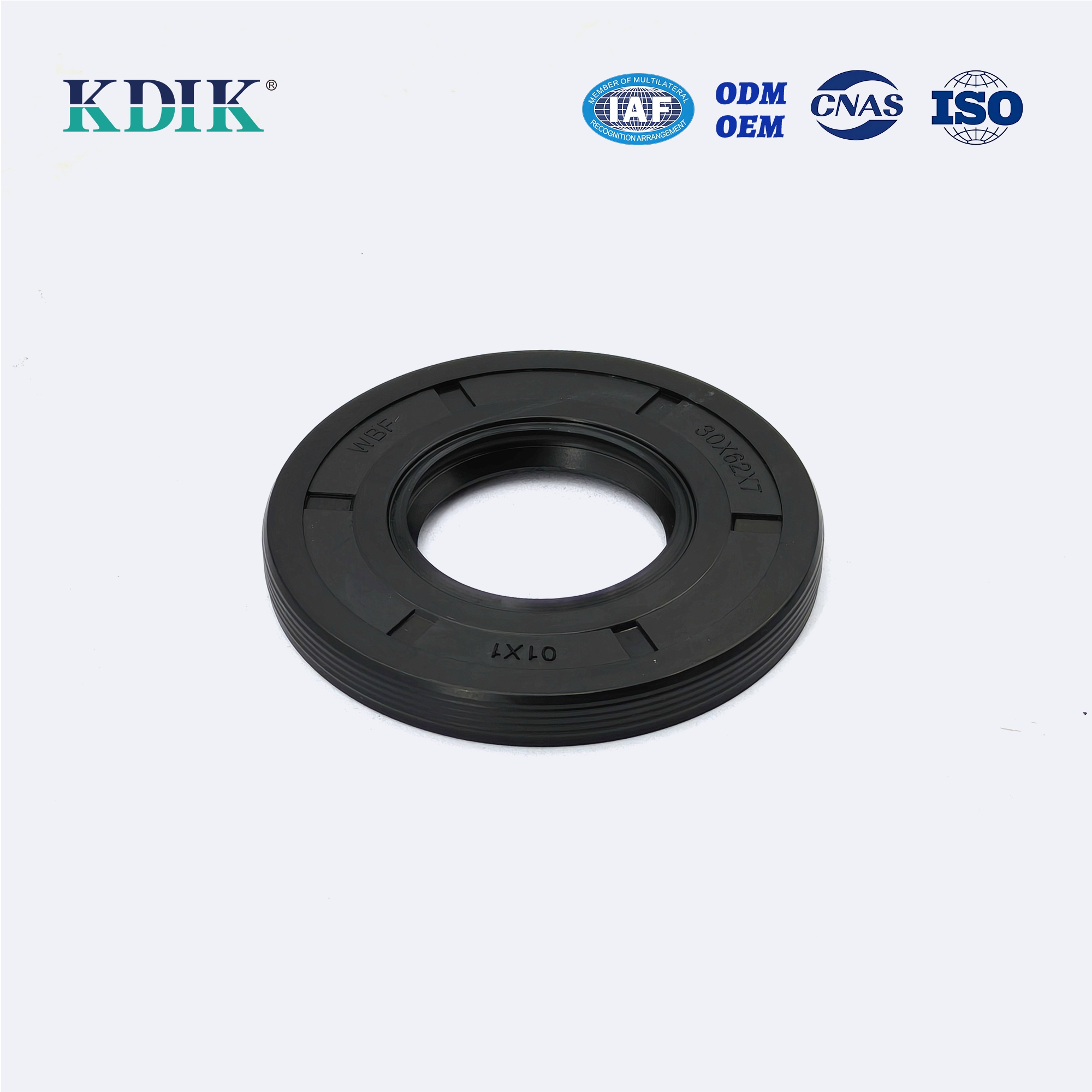 TC 30*62*7 NBR Nitrile Rotary Shaft Oil Seal Covered Double Lip with Spring