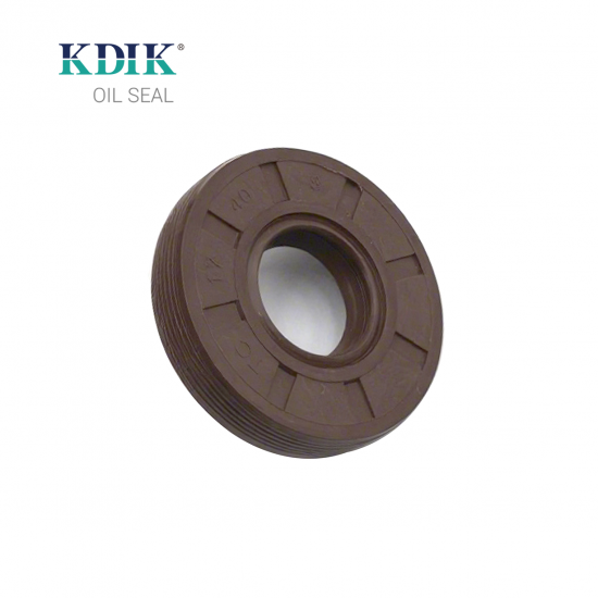 AEE442A1 Shaft Oil Seal TC 17*40*8MM Brown FKM Rubber Covered Double Lip