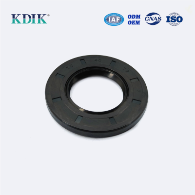 TC 40*72*7 NBR Material Black Shaft Oil Seal Double Lip with Spring