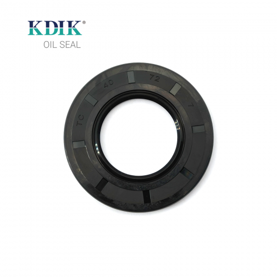 TC 40*72*7 NBR Material Black Shaft Oil Seal Double Lip with Spring