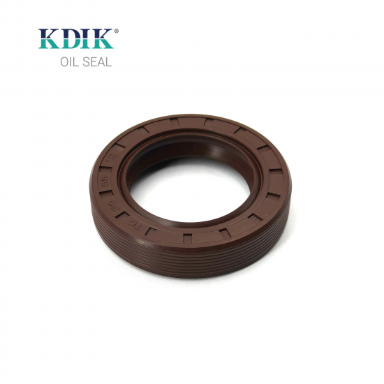 FKM Shaft Oil Seal TC 35*55*12mm Rubber Covered Double Lip With Spring