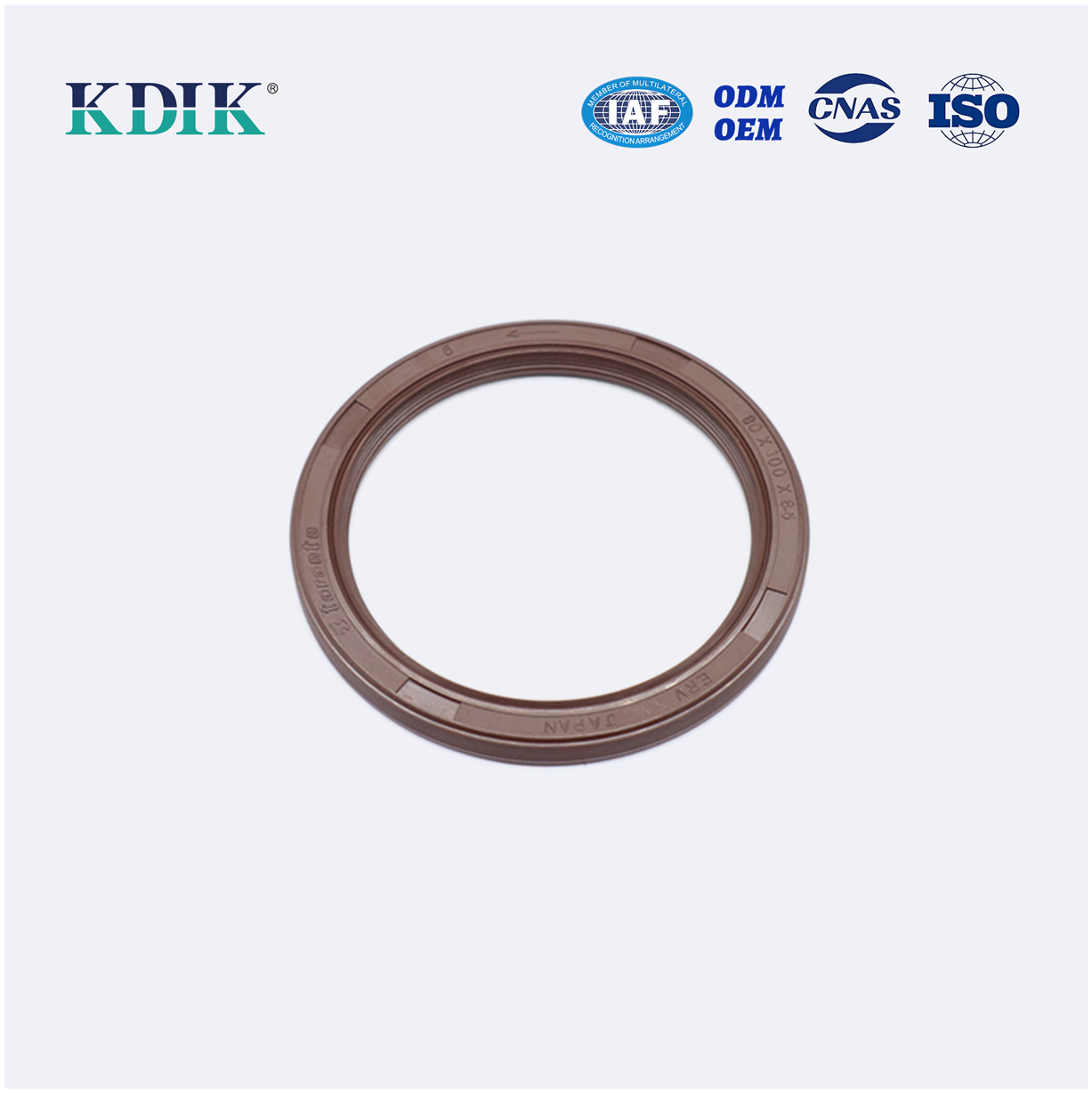 TC 80*100*8.5 NBR FKM Viton Shaft Oil Seal Covered Double Lip Auto Parts