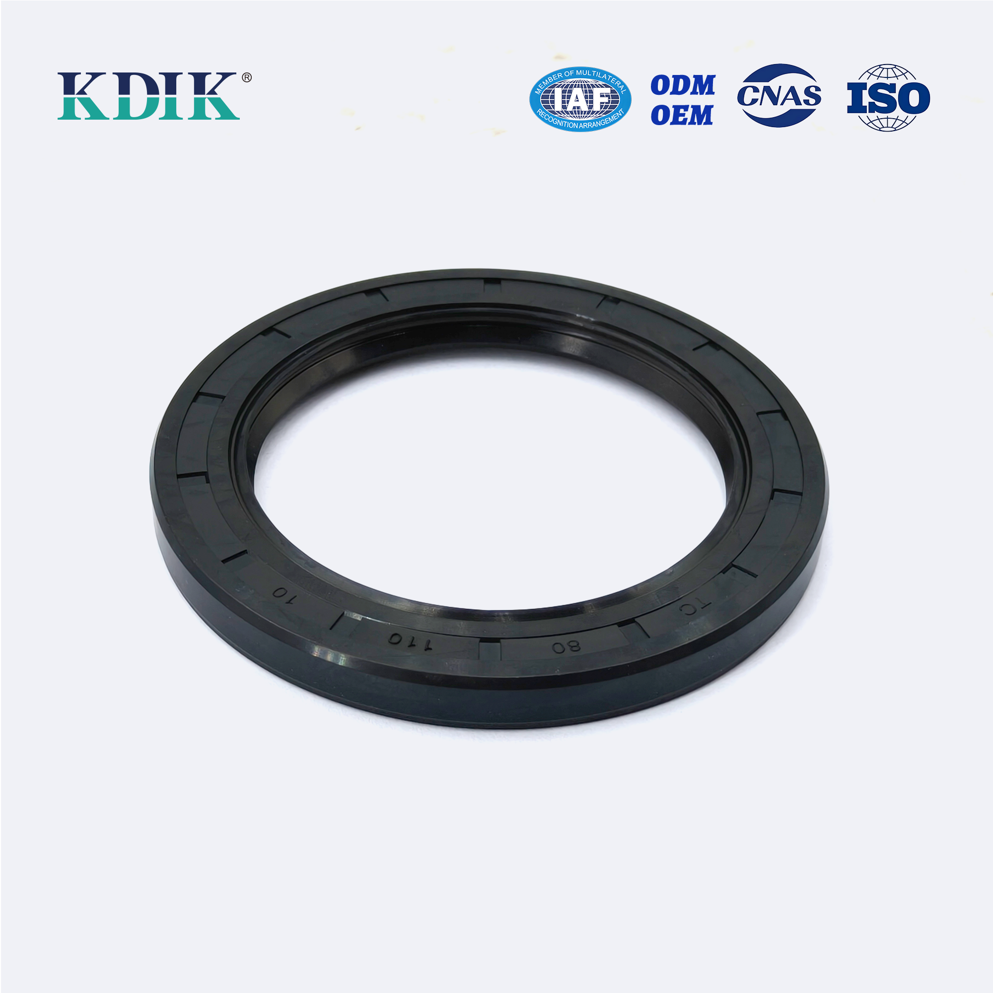 TC 80*110*10 Rotary Shaft Oil Seal Covered Double Lip Rubber Seal Ring