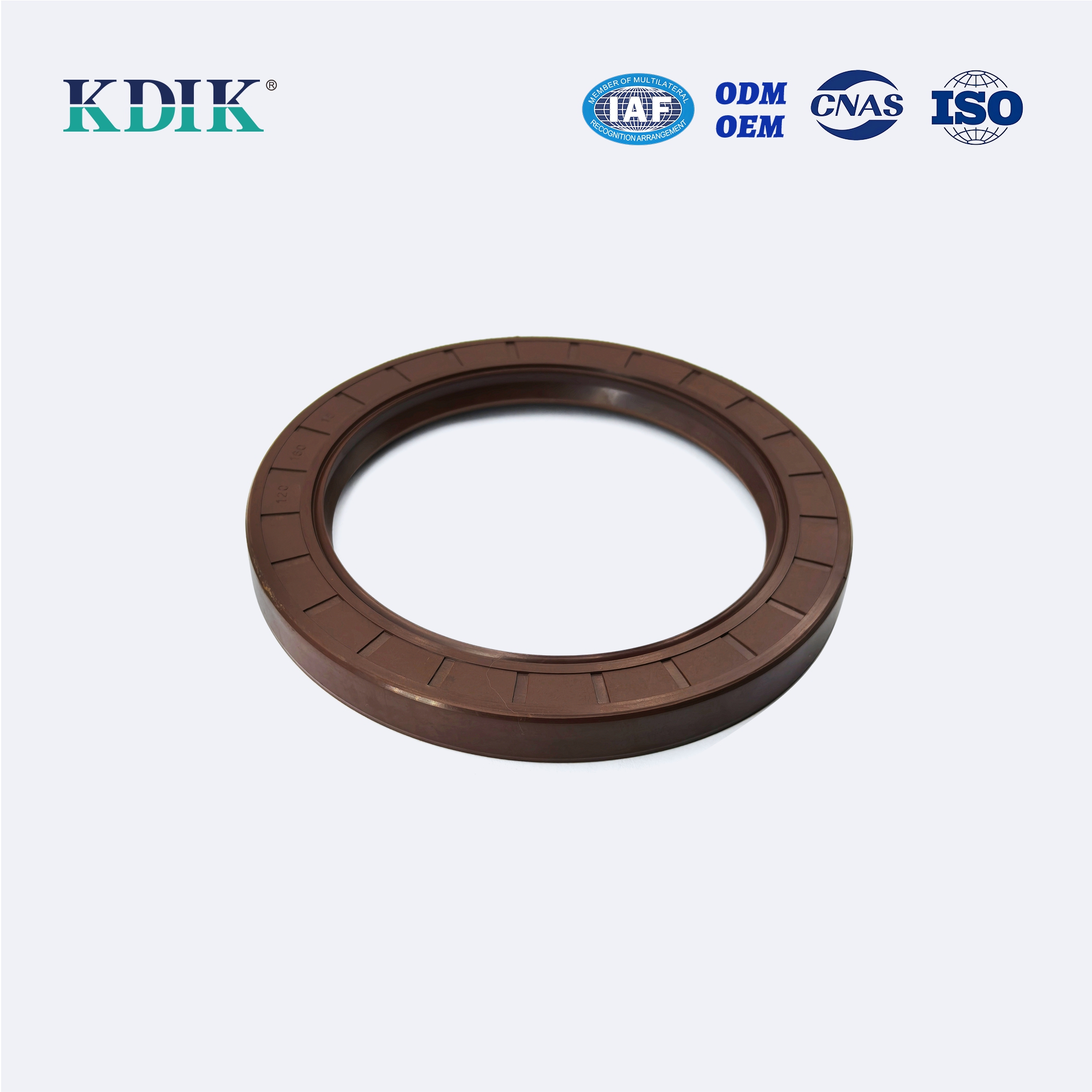 TC 120*160*15 NBR Rubber FKM Material Shaft Oil Seal Covered Double Lip with Spring