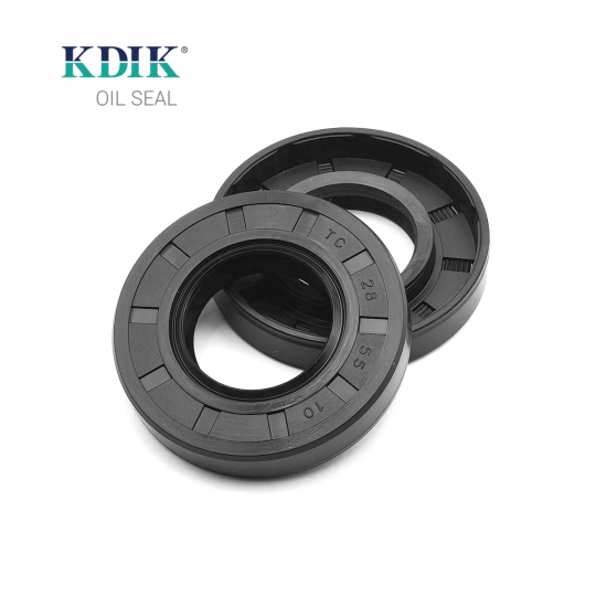 Skeleton Shaft 28*55*10 Oil Seal Rubber Covered Double Lip W/Spring Auto Parts