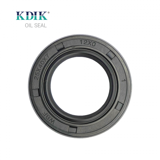 25*40*7 Oil Seal Double Lip Rotary Shaft Rubber Oil Seal W/Spring Auto Parts