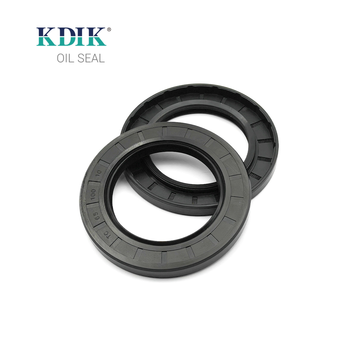 Skeleton Oil Seal TC 65*100*10 Oil Seal Rubber Covered Double Lip W/Spring Tight Sealing