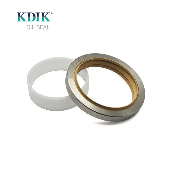 Stainless Steel Casing 70.8*90*9.5 Oil Seal PTFE Oil Seal Rotary Shaft Construction Machinery