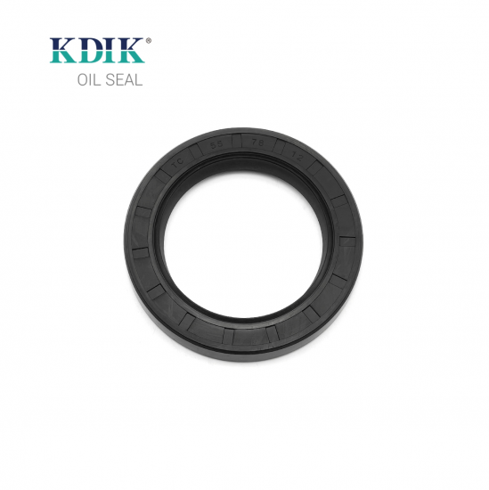 Rotary Shaft TC 55*78*12 Oil Seal Double Lip Rubber Covered W/Spring China Manufacturer Auto Oil Seal Parts
