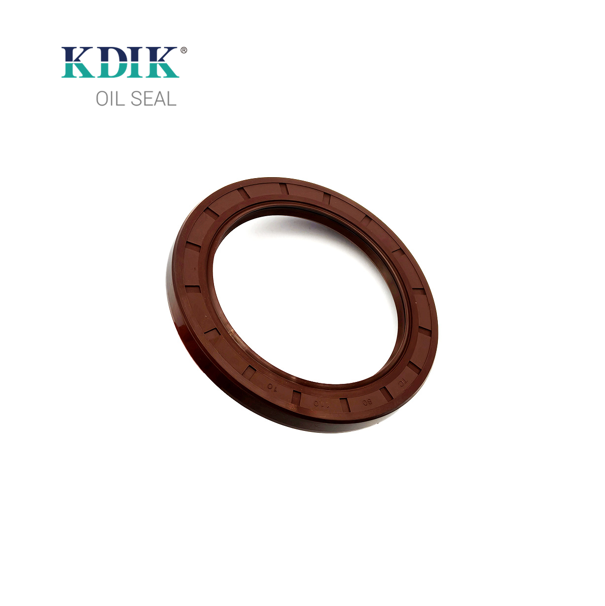 TC 80*110*10 Metric NBR Rotary Shaft Oil Seal Covered Double Lip with Spring