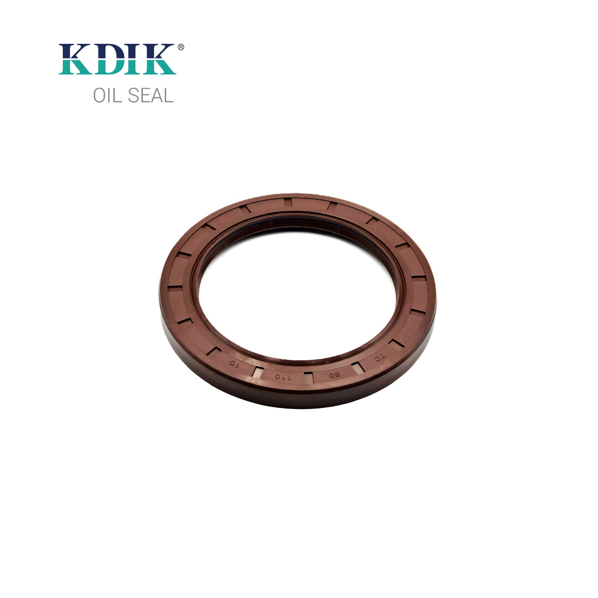 TC 80*110*10 Metric NBR Rotary Shaft Oil Seal Covered Double Lip with Spring