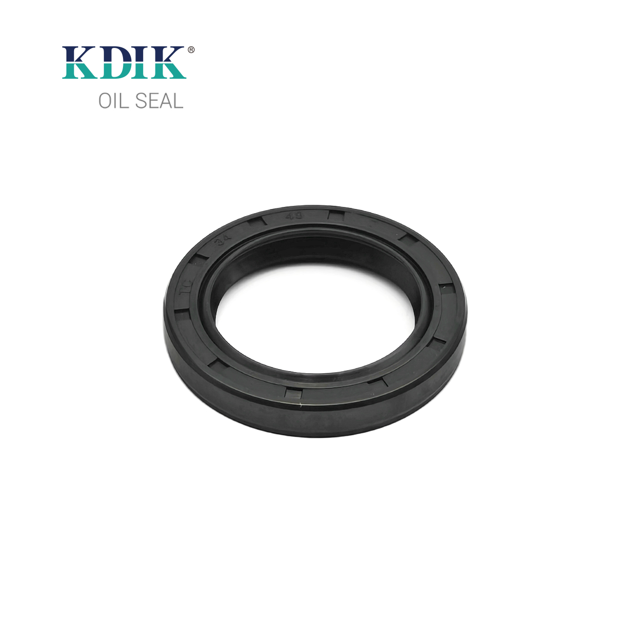 TC 34*49*7 Metric NBR Rotary Shaft Oil Seal Covered Double Lip with Spring