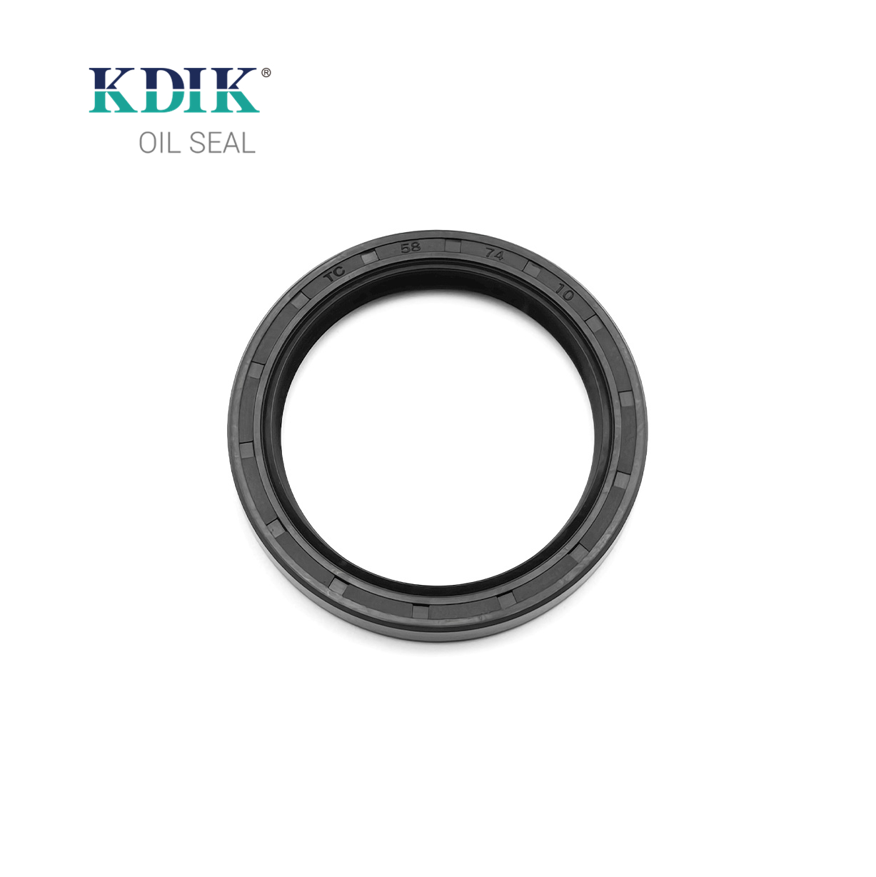 TC 58*74*10 Manufacturer KDIK Factory Direct Seal  Metric NBR Rotary Shaft Oil Seal Covered Double Lip with Spring