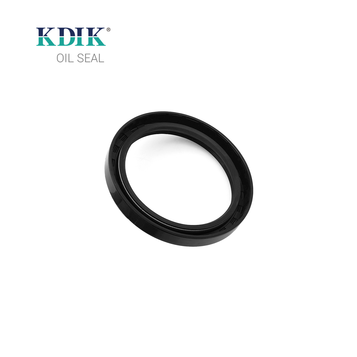 China Manufacturer Auto Oil Seal Parts Rotary Shaft TC 75*95*12 Oil Seal Double Lip Rubber Covered W/Spring
