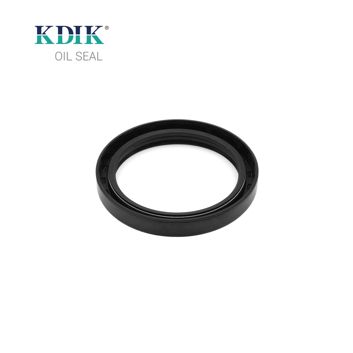China Manufacturer Auto Oil Seal Parts Rotary Shaft TC 75*95*12 Oil Seal Double Lip Rubber Covered W/Spring