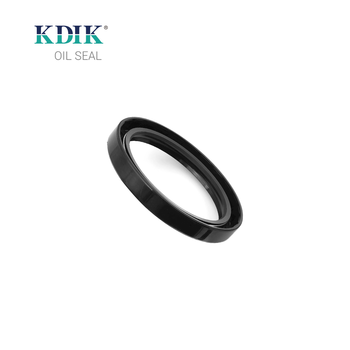 China Manufacturer Auto Oil Seal Parts Rotary Shaft TC 75*95*12 Oil Seal Double Lip Rubber Covered W/Spring
