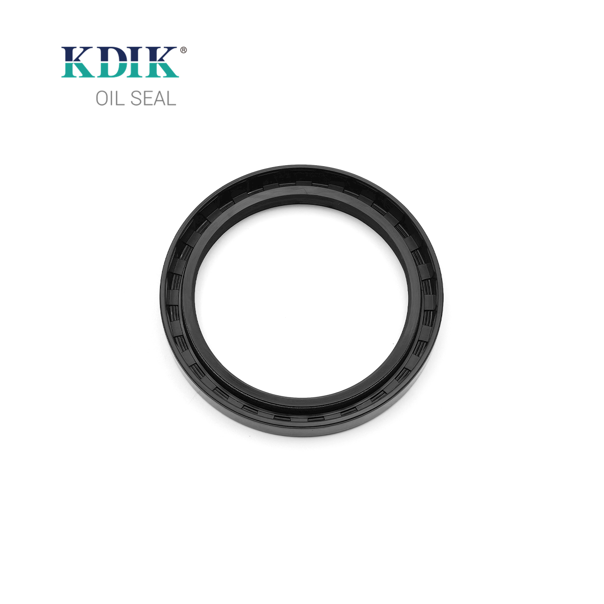 China Manufacturer Auto Oil Seal Parts Rotary Shaft TC 75*95*12 Oil Seal Double Lip Rubber Covered W/Spring