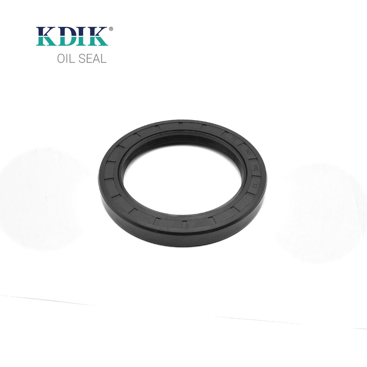 Reasonable Price TC 80*110*13 Metric NBR Rotary Shaft Oil Seal Covered Double Lip with Spring