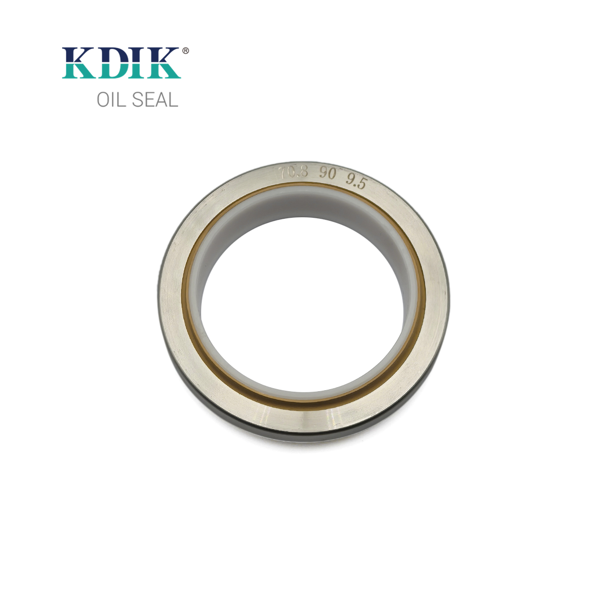 High Quality Stainless Steel Casing 70.8*90*9.5 Oil Seal PTFE Oil Seal Rotary Shaft Construction Machinery