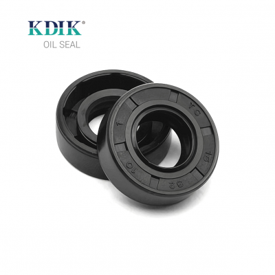 High Quality TC 16*32*10 NBR Rotary Shaft Oil Seal Covered Double Lip with Spring