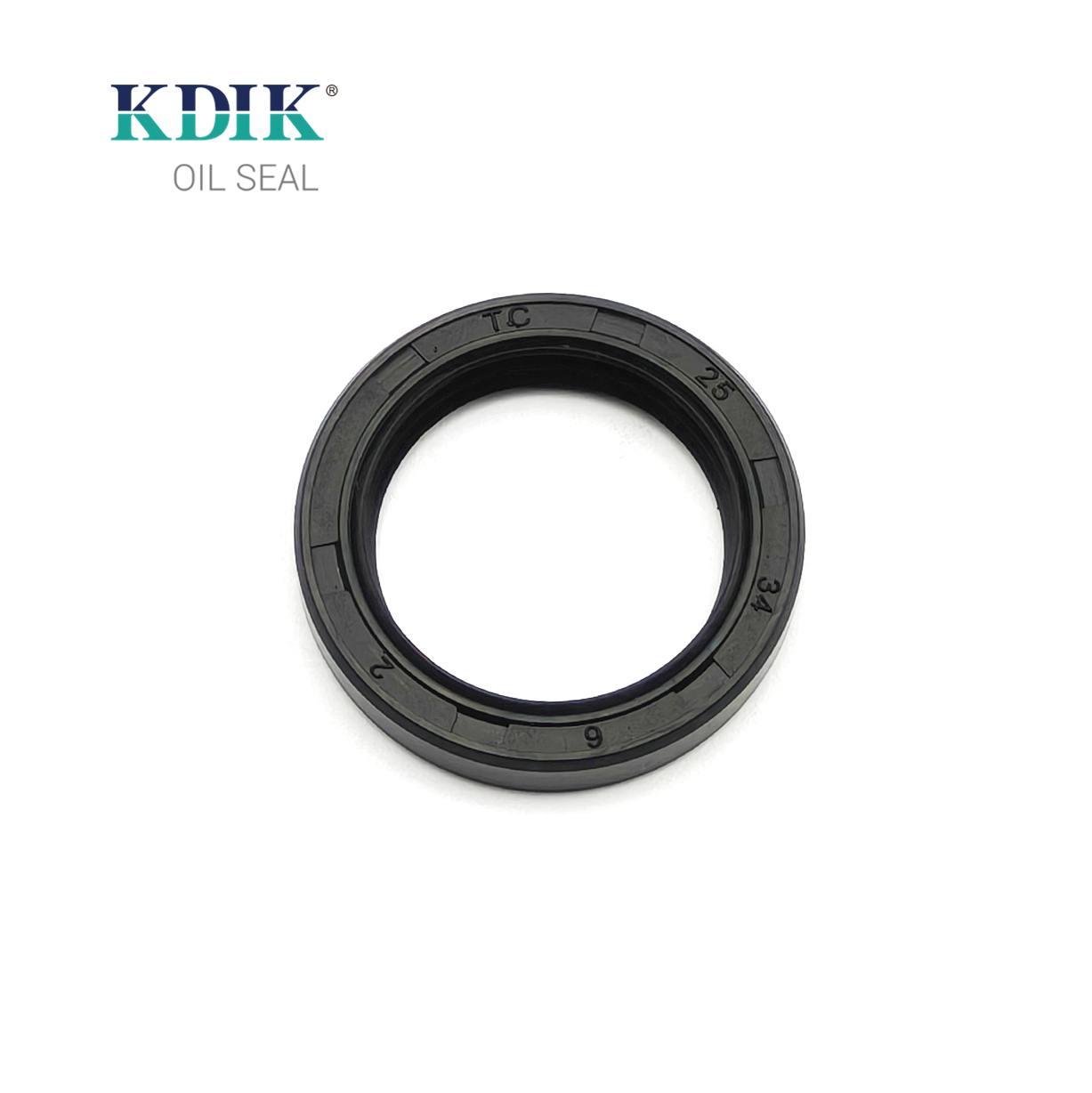 Manufacturer KDIK Factory Direct Seal TC 25*34*6 Oil Seal Shaft Rubber Covered Double Lip W/Spring