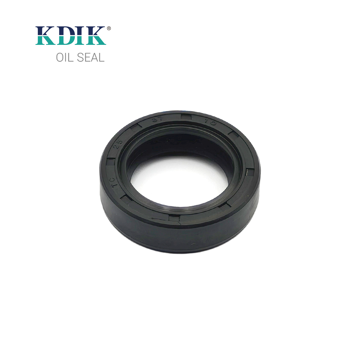 High Quality TC 25*37*10 NBR Material Black Shaft Oil Seal Double Lip with Spring Auto Parts