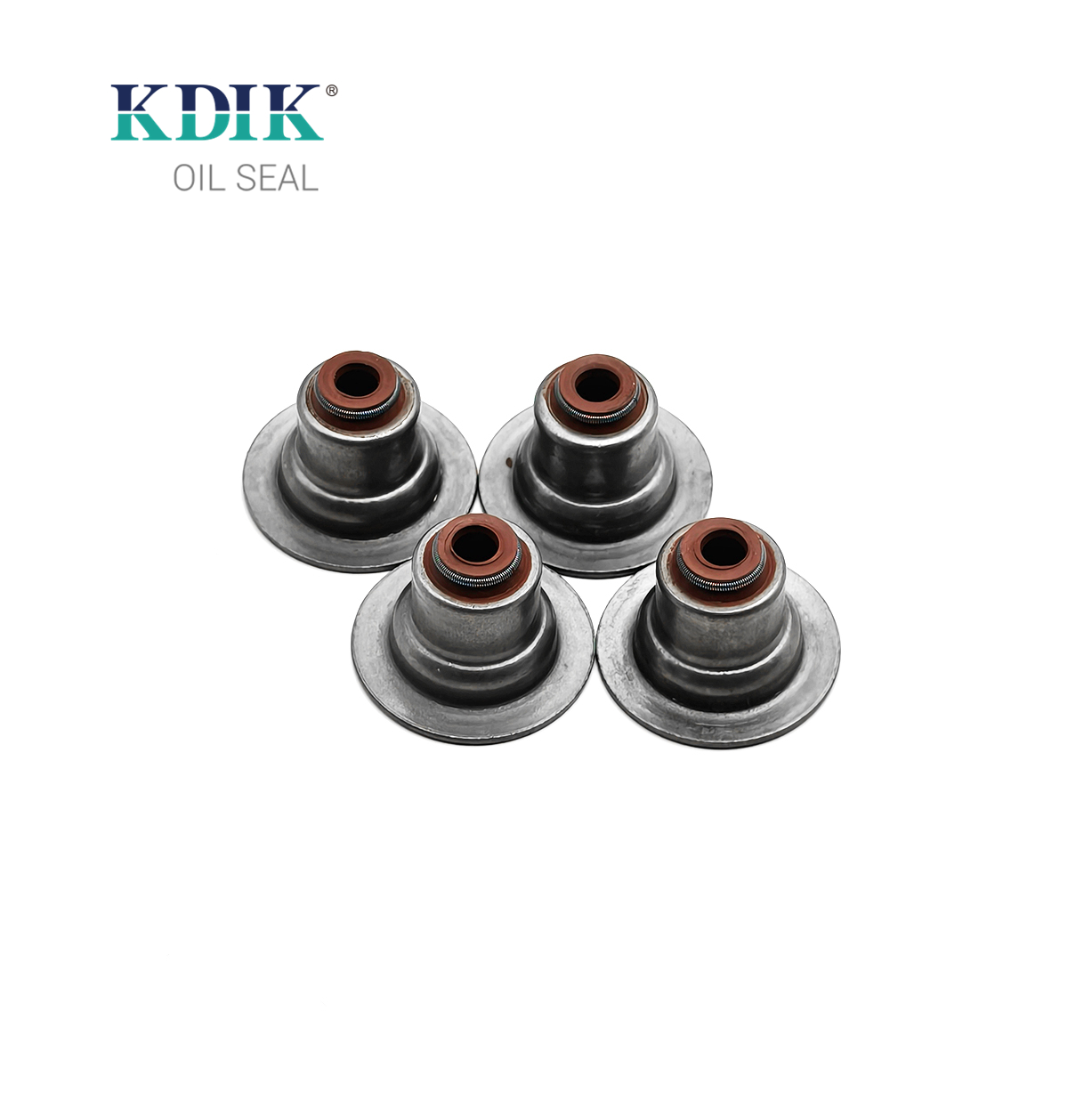 China Manufacturer KDIK Factory Valve Stem Oil Seal Set OEM XS6E6571AB FKM Valve Stem Seal for Ford