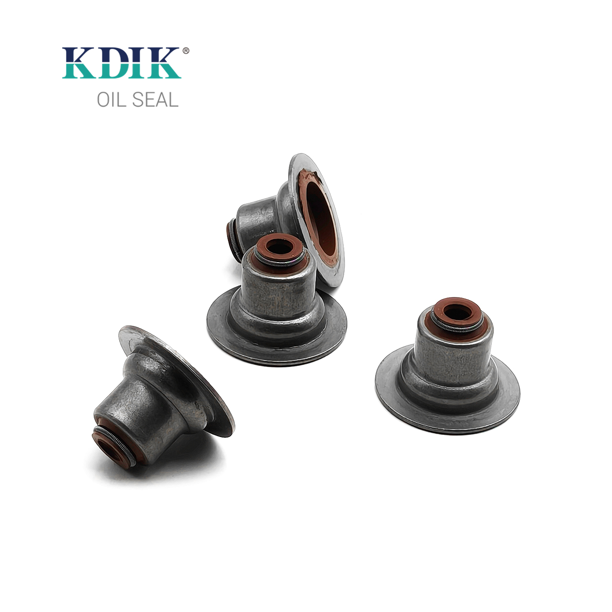 China Manufacturer KDIK Factory Valve Stem Oil Seal Set OEM XS6E6571AB FKM Valve Stem Seal for Ford